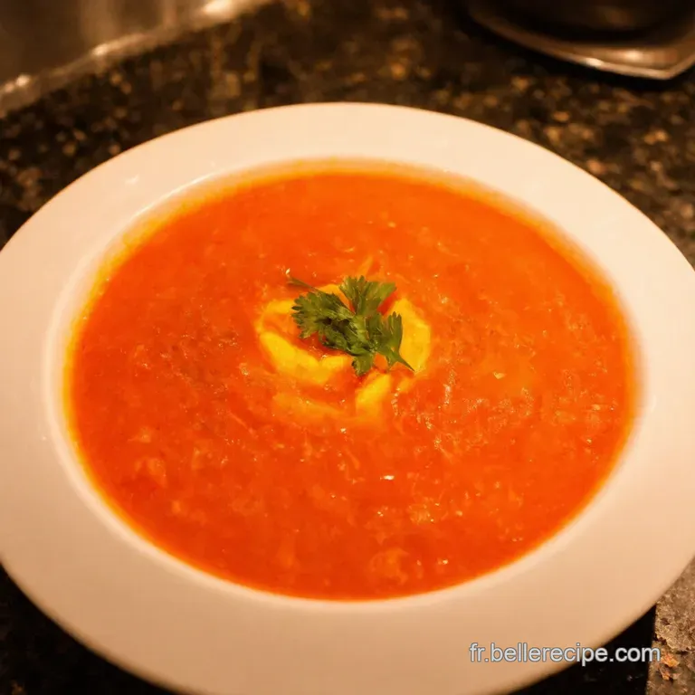 Le V&eacute;ritable Gaspacho De Paul Bocuse presentation