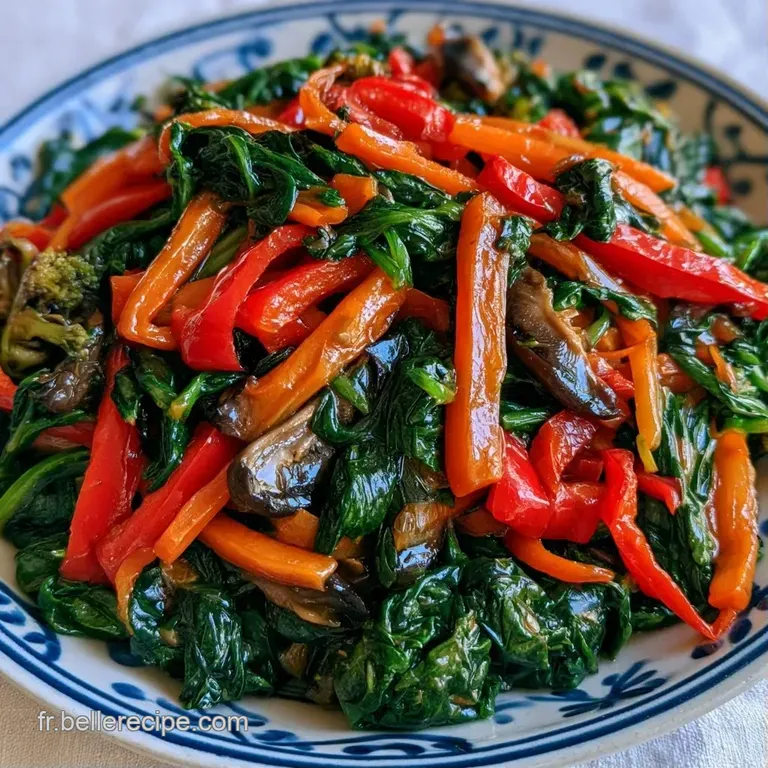 L&eacute;gumes color&eacute;s dispos&eacute;s avec soin sur une assiette blanche, parsem&eacute;s de graines de s&eacute;same et de fines herbes fra&icirc;ches.
