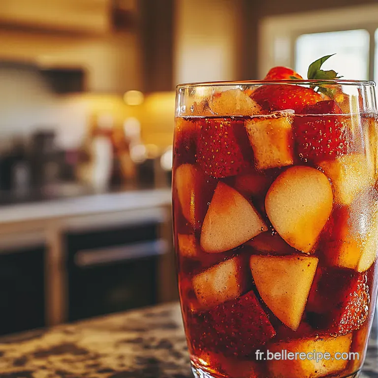 L&Eacute;lixir de l&Eacute;t&eacute; Sangria Espagnole Sans Alcool le Go&ucirc;t du Sud