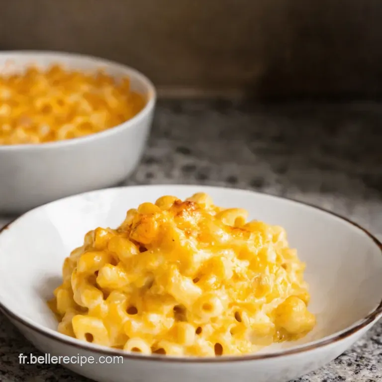 Mac Cheese Cr&egrave;meux presentation