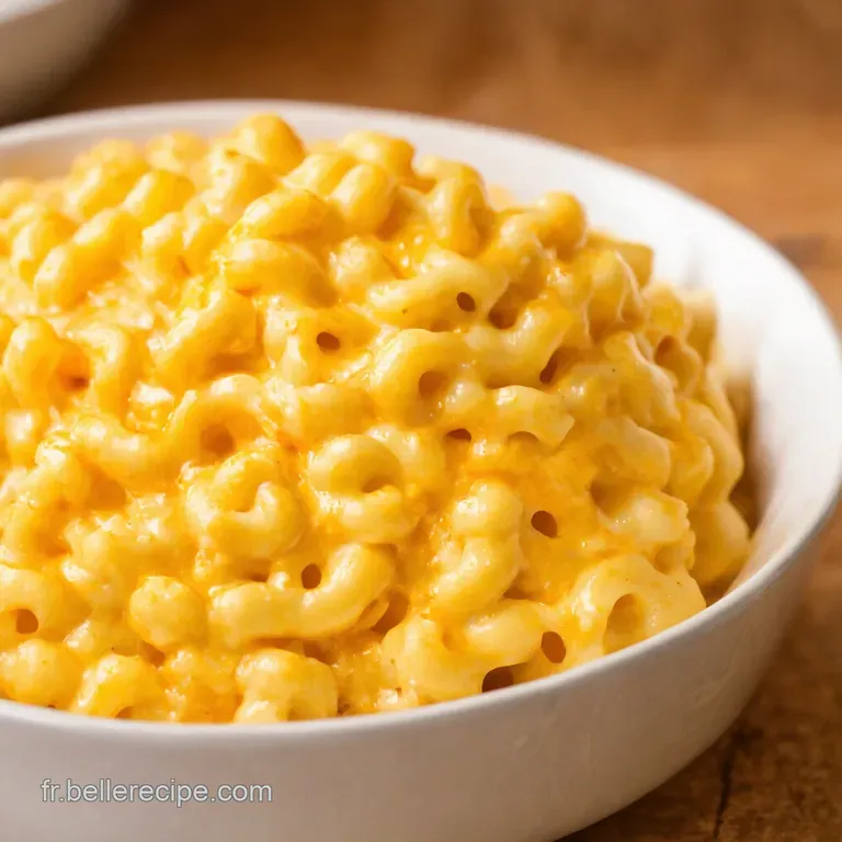 Mac Cheese Magnifique Triple Cheese Indulgence presentation