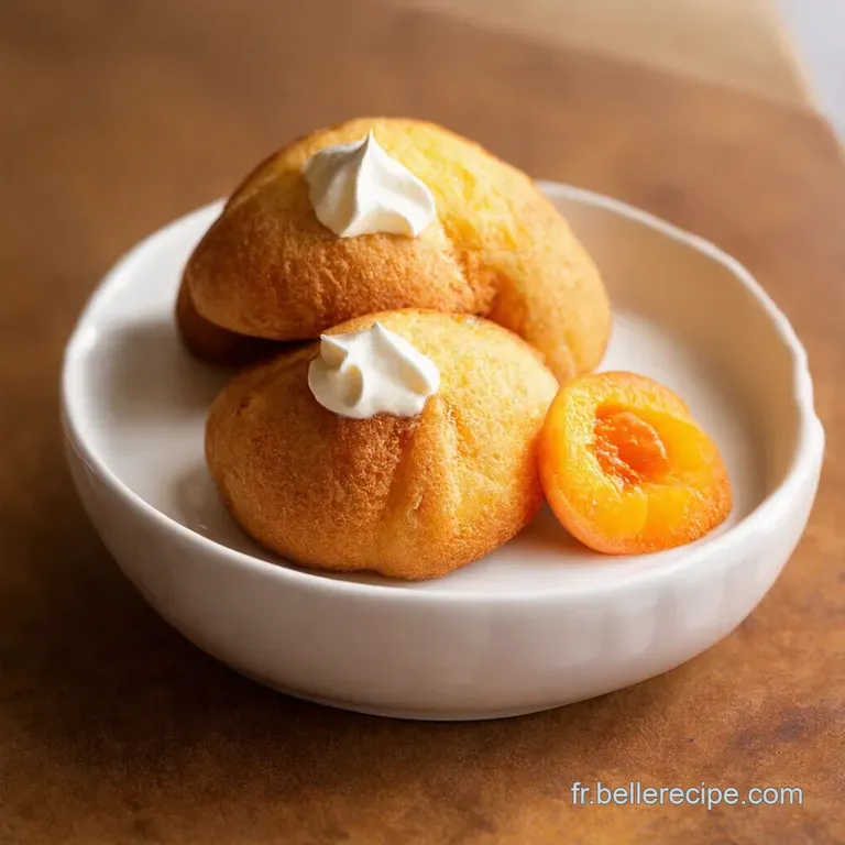 Madeleines Bretonnes aux Abricots R&ocirc;tis Miel de Sarrasin et Chantilly Vanill&eacute;e