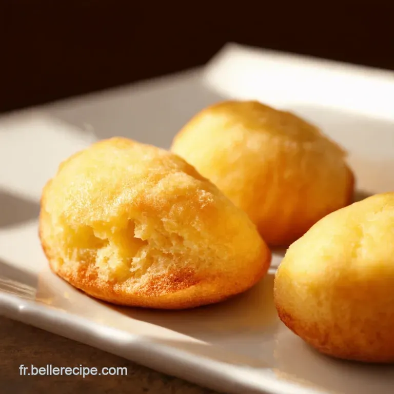 Madeleines with a Hidden Pear Jam Heart