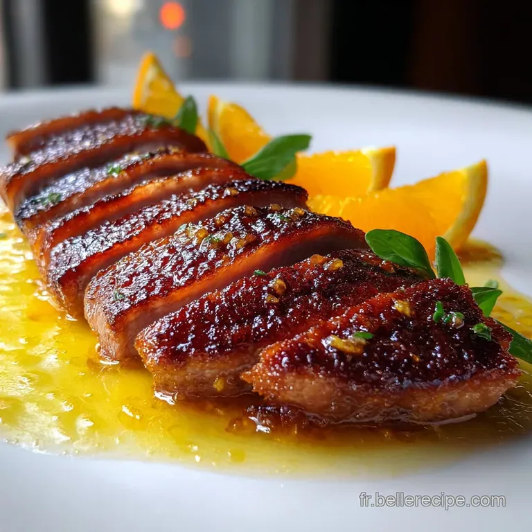 Magret de Canard &agrave; l Orange Traditionnel