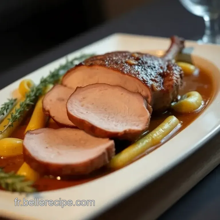 Magret De Canard Au Four Parfaitement R&ocirc;ti presentation