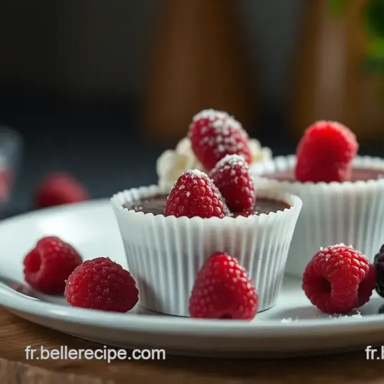 Mini Charlottes Chocolat-Framboise