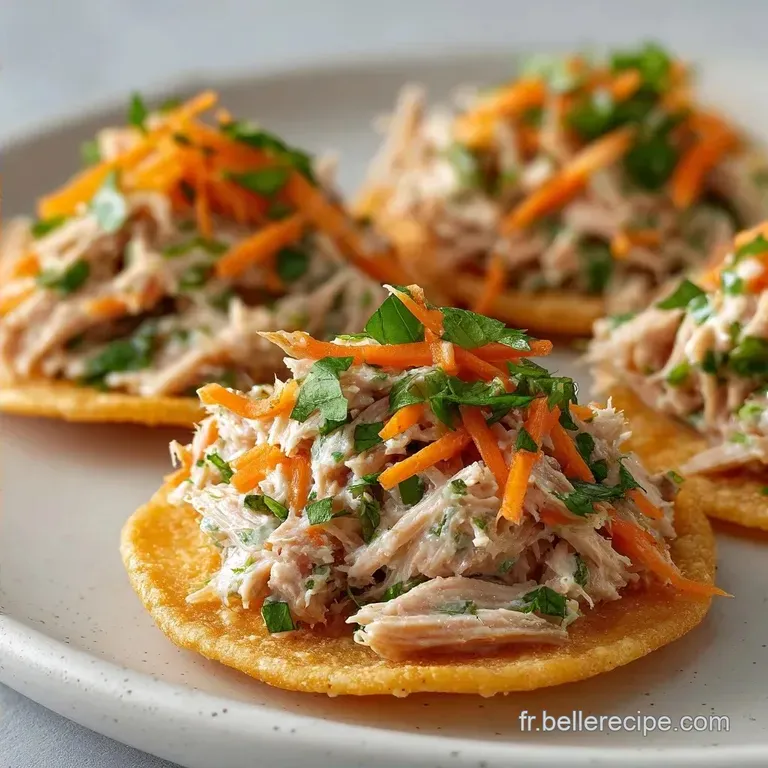 Mini Tortillas Ap&eacute;ro: Thon et Carottes