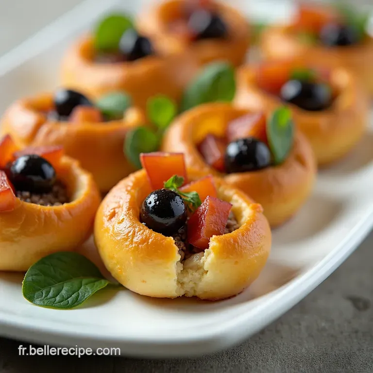 MiniBouch&eacute;es Feuillet&eacute;es Festives Thon Olives et une Touche de Provence