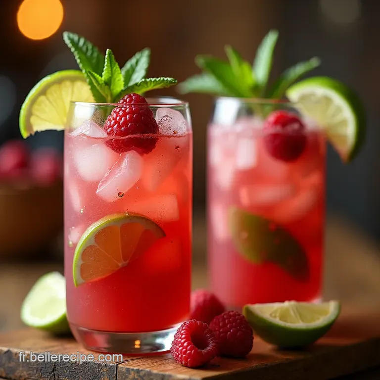 Mojito Framboise Un Air D&eacute;t&eacute; Dans Votre Verre presentation