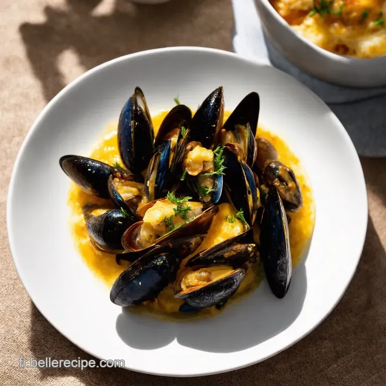 Moules Gratin&eacute;es dAutomne aux Champignons et Noisettes