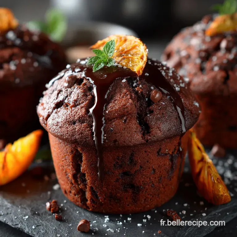 Muffin orange chocolat la recette facile du chef choc thermique