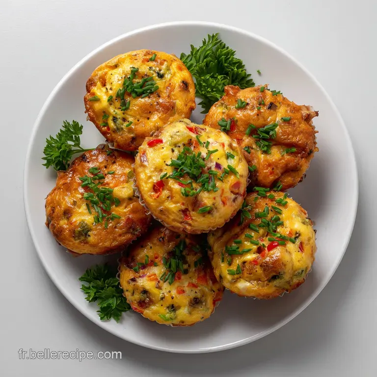 Muffins aux &OElig;ufs et L&eacute;gumes Les MiniFrittatas Moelleuses de Saison