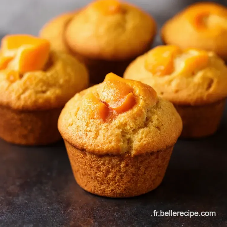 Muffins Moelleux Aux Abricots Sans Gluten Sans Sucre presentation