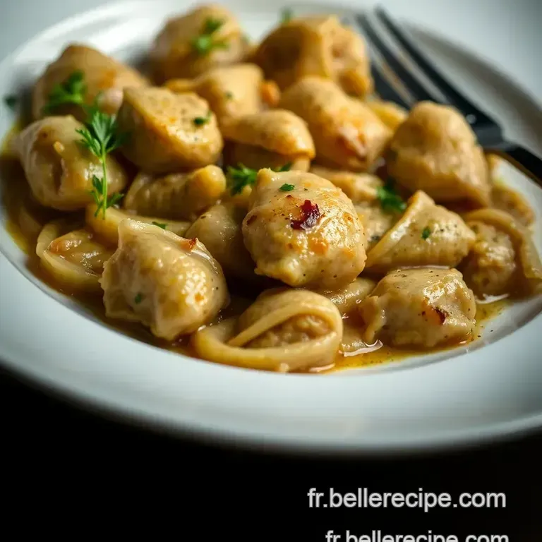 Nouilles Saut&eacute;es Au Poulet &ndash; Une &Eacute;vasion Culinaire presentation