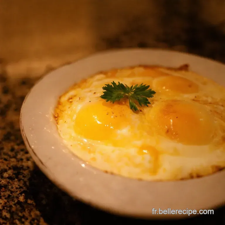 Oeufs Cocotte Express Au Saumon Fum&eacute; Et Asperges presentation