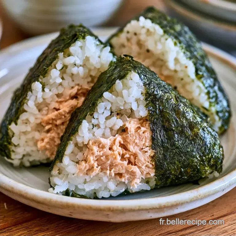 Onigiri Au Saumon au Riz Japonais