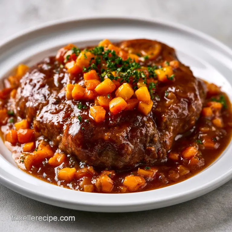 Osso Buco Traditionnel Italien: Veau Mijot&eacute;
