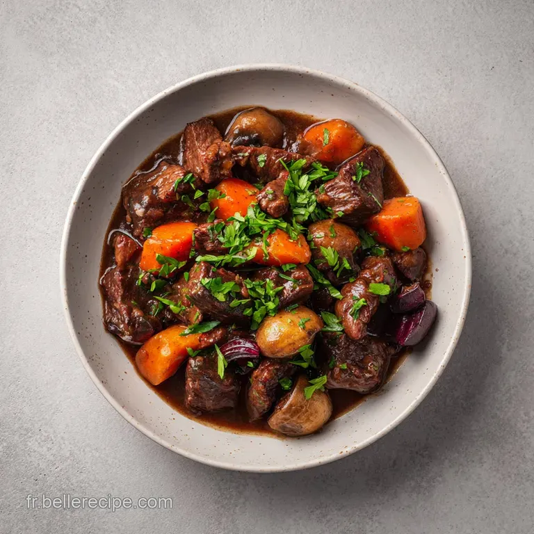 Paleron de B&oelig;uf en Sauce : Tendre et Fondant