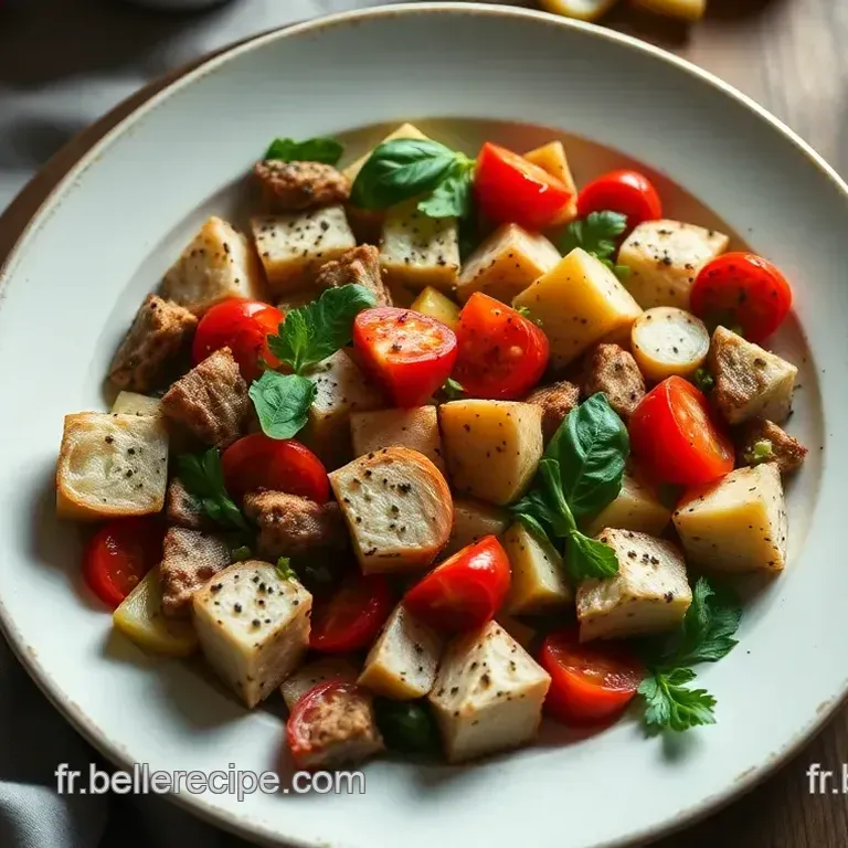 Panzanella de Veau Fa&ccedil;on Frenchie