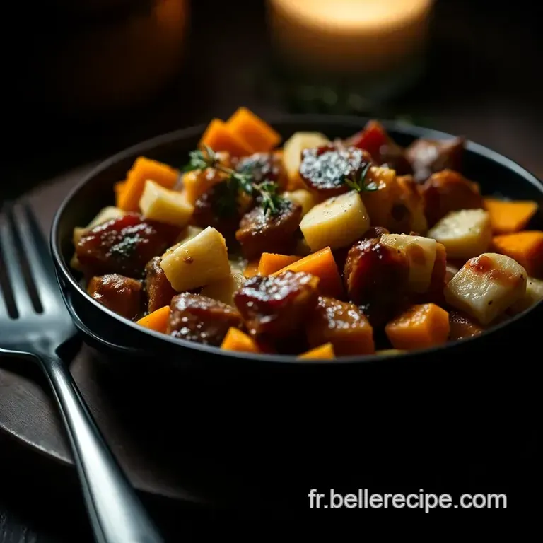 Parmentier De Canard Confits &Agrave; La Truffe presentation
