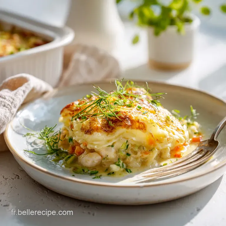 Parmentier de Poisson: Pur&eacute;e Velout&eacute;e