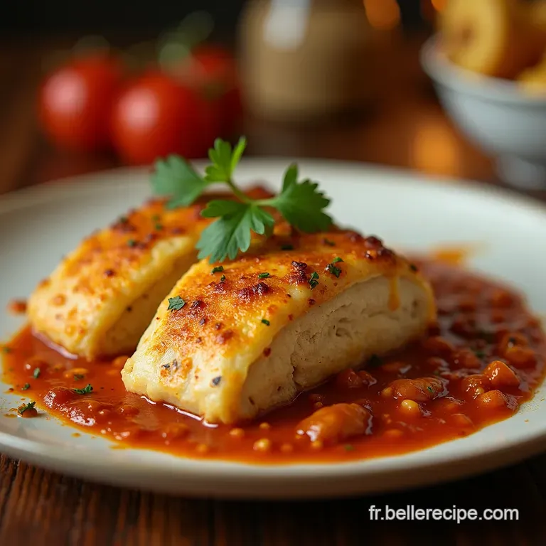 Pastilla Au Poulet Marocaine presentation