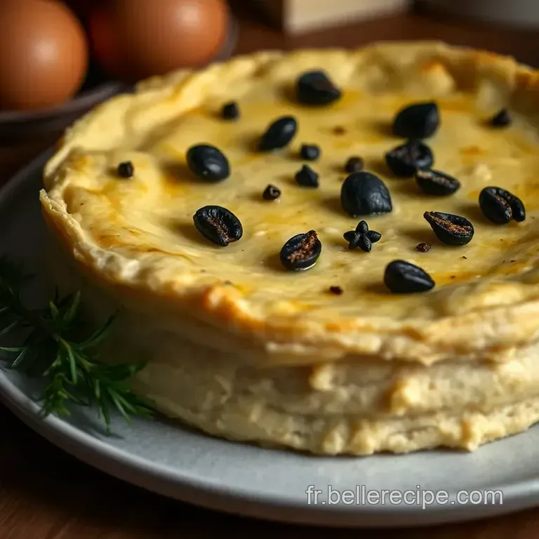 P&acirc;te &Agrave; La Truffe: D&eacute;lice Cr&eacute;meux Aux Saveurs De Truffe presentation