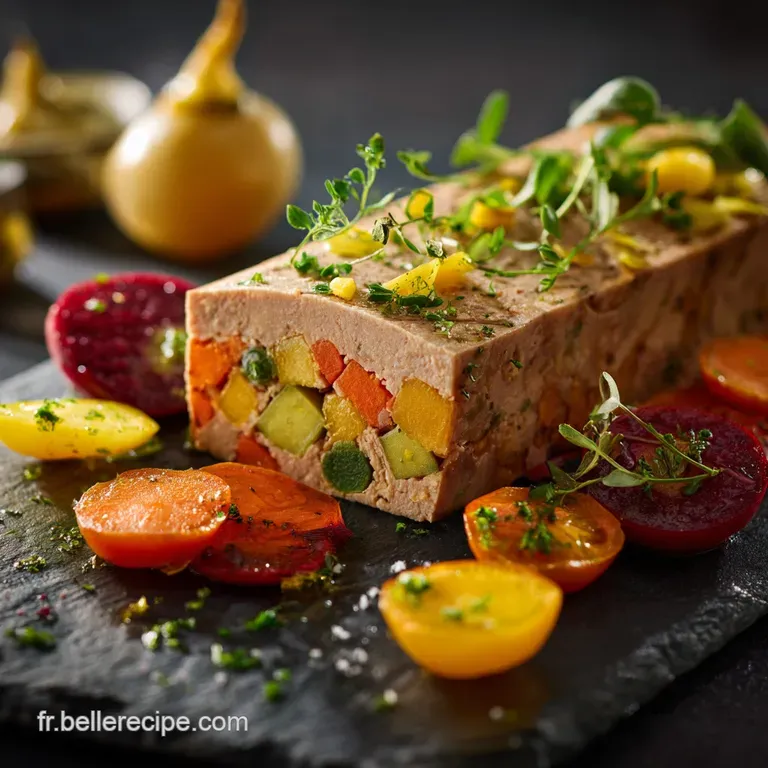 Le P&acirc;t&eacute; Gourmand Aux L&eacute;gumes R&ocirc;tis Et Comt&eacute; Affin&eacute; presentation