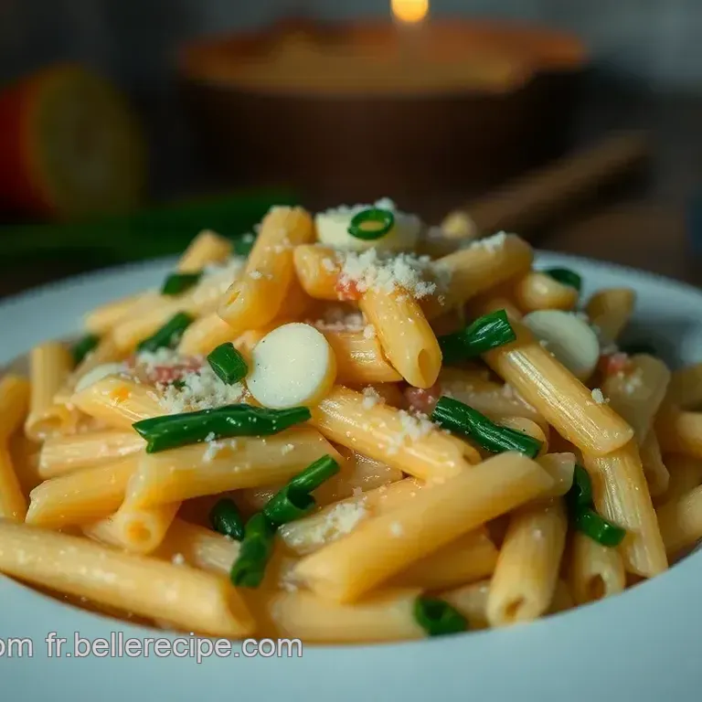 P&acirc;tes &agrave; la sauce cr&eacute;meuse au fromage et aux &eacute;pinards