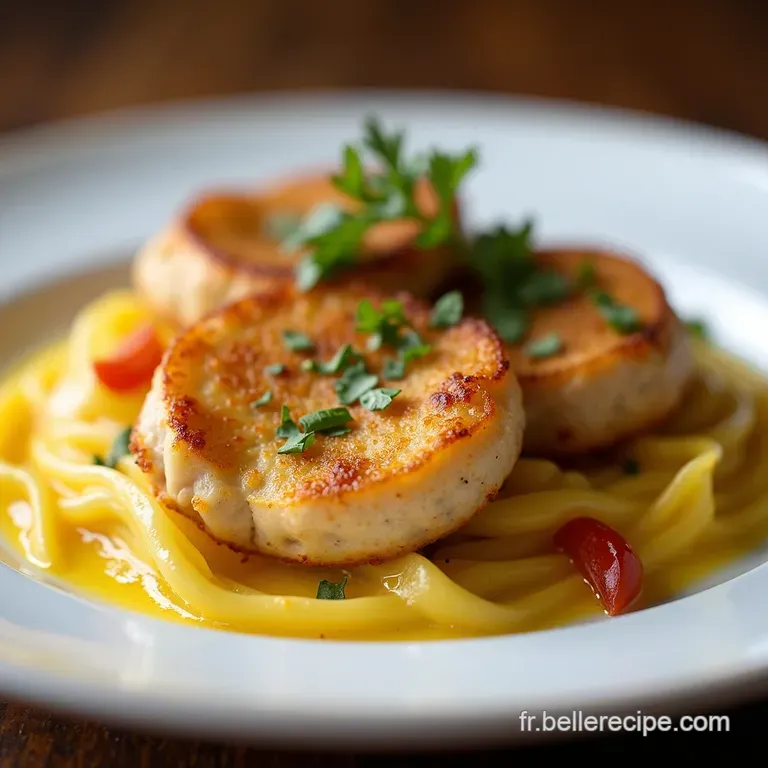 P&acirc;tes au Poulet Sauce Boursin Un D&eacute;lice Cr&eacute;meux
