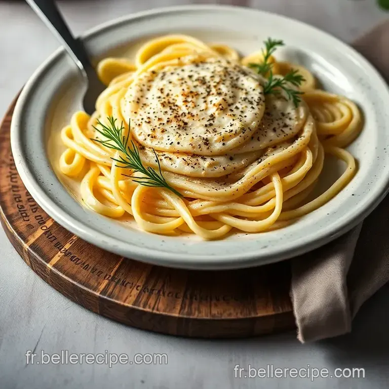 P&acirc;tes Cacio E Pepe Truff&eacute;es La Dolce Vita Au Quotidien presentation
