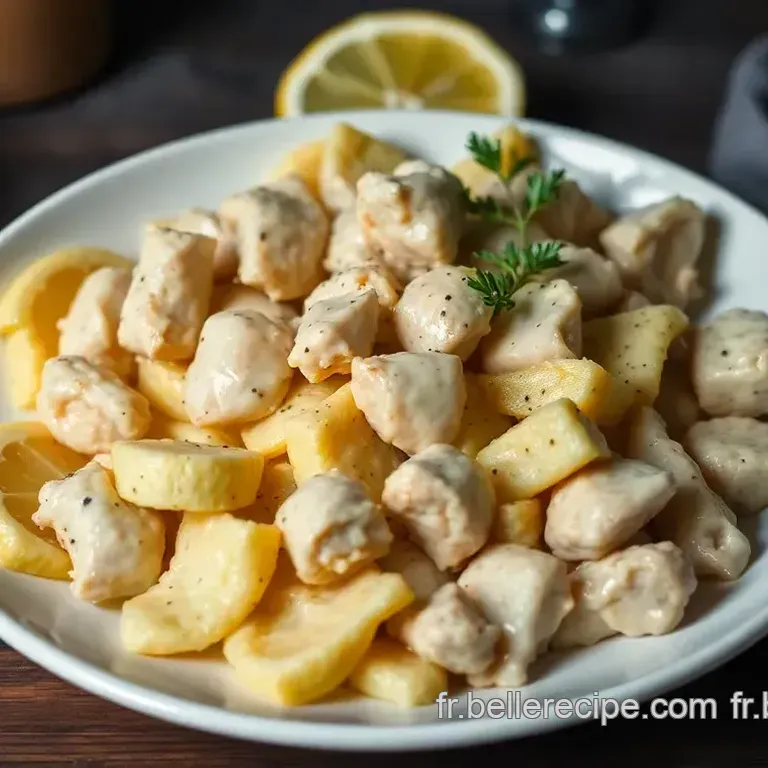 P&acirc;tes Cr&eacute;meuses au Poulet et Citron