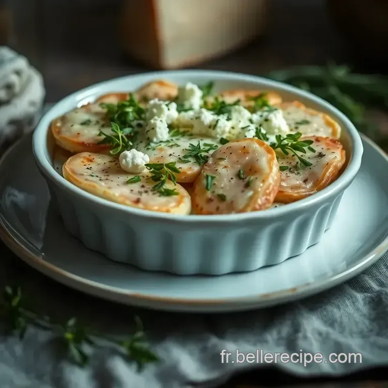 Paupiette De Dinde Aux Herbes Et &Agrave; La Ricotta presentation