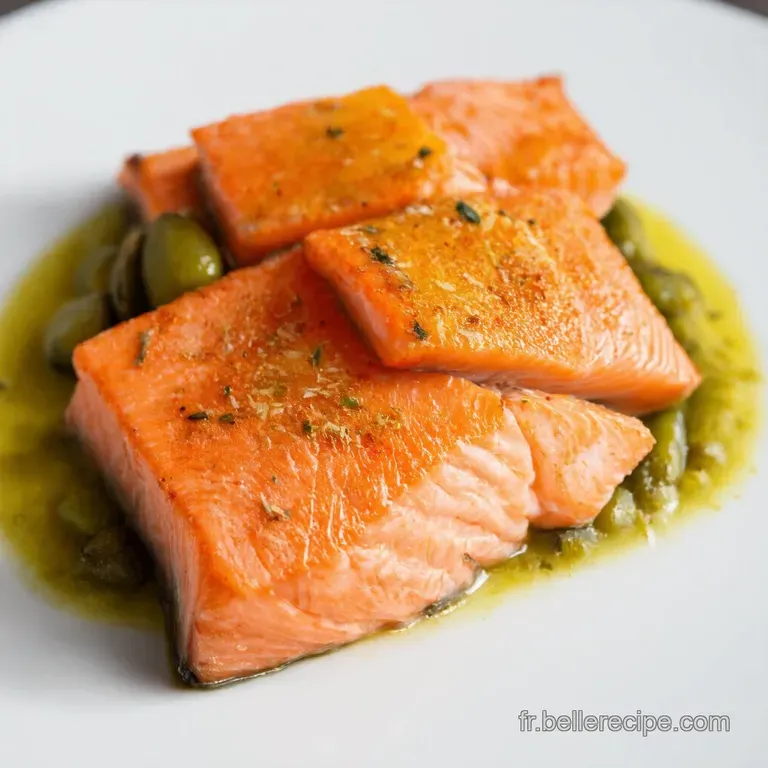 Pav&eacute;s de Saumon Croustillants aux L&eacute;gumes Croquants