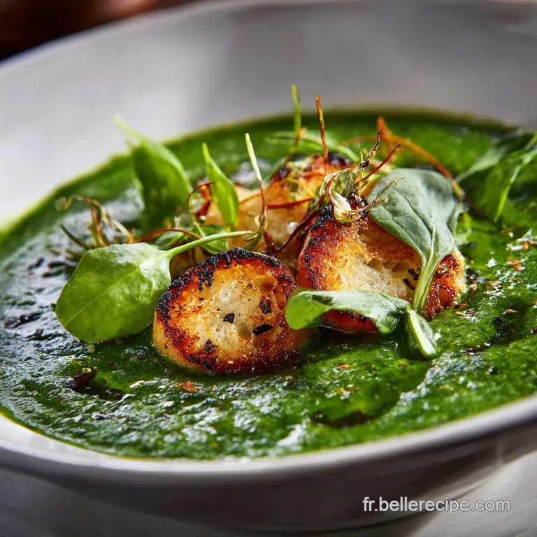 Le Pesto Vert Vif Pesto Cr&eacute;meux Aux &Eacute;pinards Et Pignons Torr&eacute;fi&eacute;s presentation