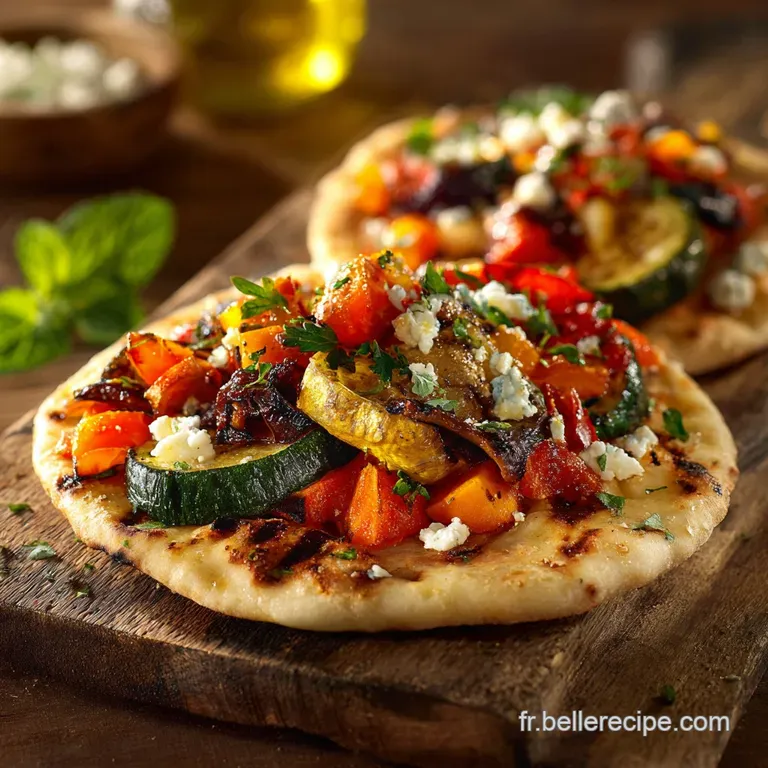 Pita Aux L&eacute;gumes R&ocirc;tis Sandwich V&eacute;g&eacute;tarien Facile Saveurs Du Sud presentation