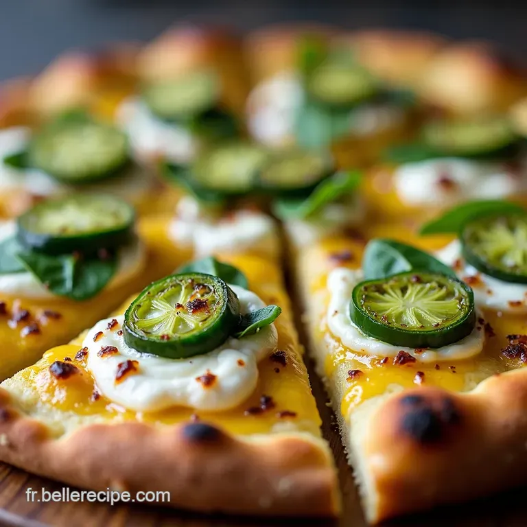 La Reine Verte Pizza Maison Croustillante aux &Eacute;pinards