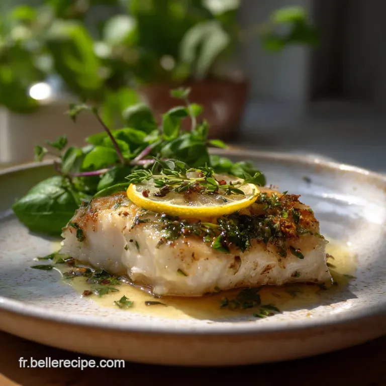 Recette de Poisson: Sauce Beurre-Citron Ultime