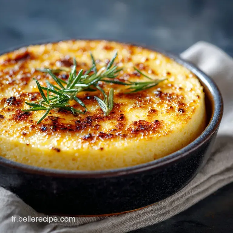 Polenta cr&eacute;meuse au Comt&eacute; La recette fondante du Jura facile