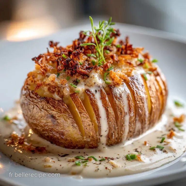 Le Classique R&eacute;confortant Pommes de Terre Deux Fois Farcies Dinde Ail et Fines Herbes