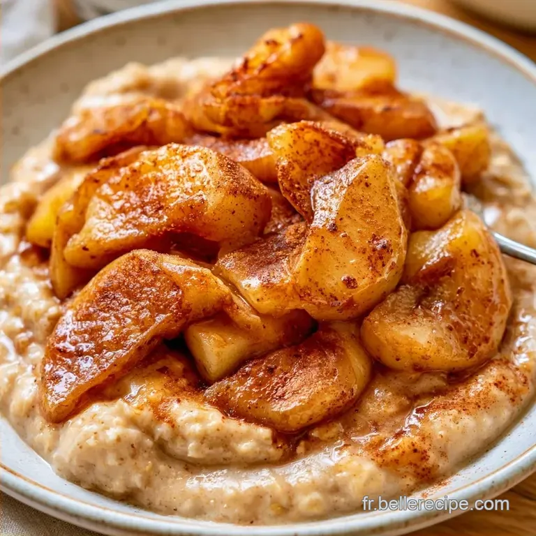 Porridge Pomme Cannelle aux Graines de Chia