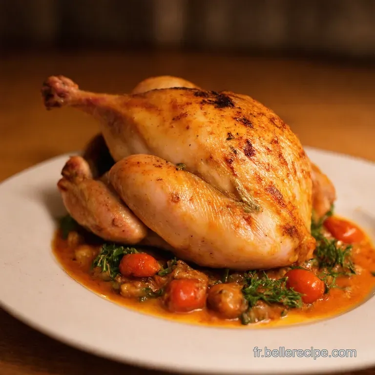 Poulet &Agrave; La Toscane Cr&eacute;meux presentation