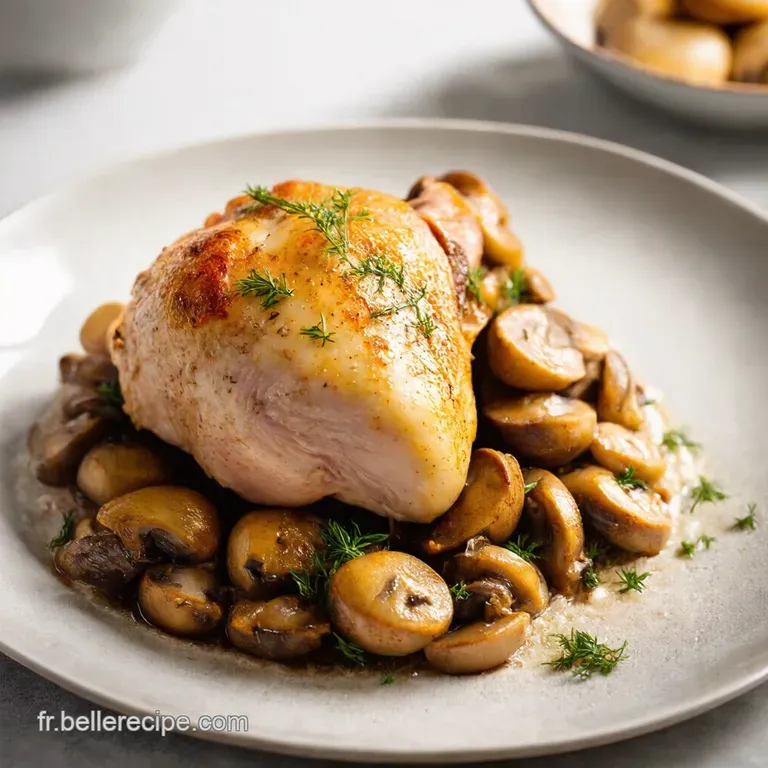 Poulet au Porto et Champignons Un Plat Savoureux
