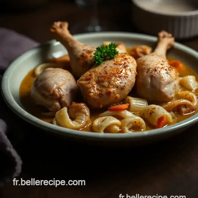 Poulet Basquaise presentation