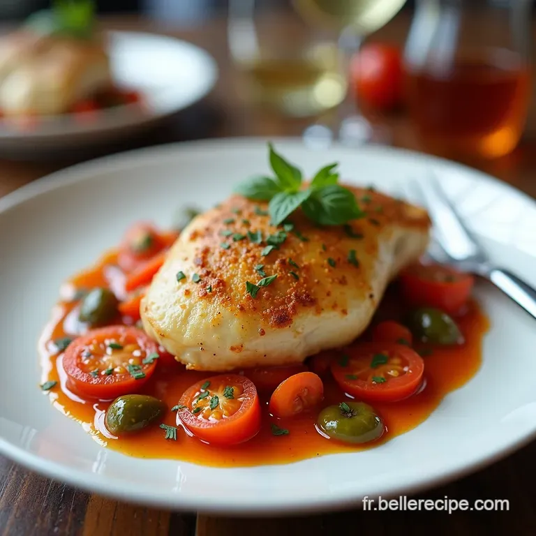 Poulet Cr&eacute;meux &agrave; la Toscane Le Secret dune Sauce Riche aux &Eacute;pinards et Tomates S&eacute;ch&eacute;es