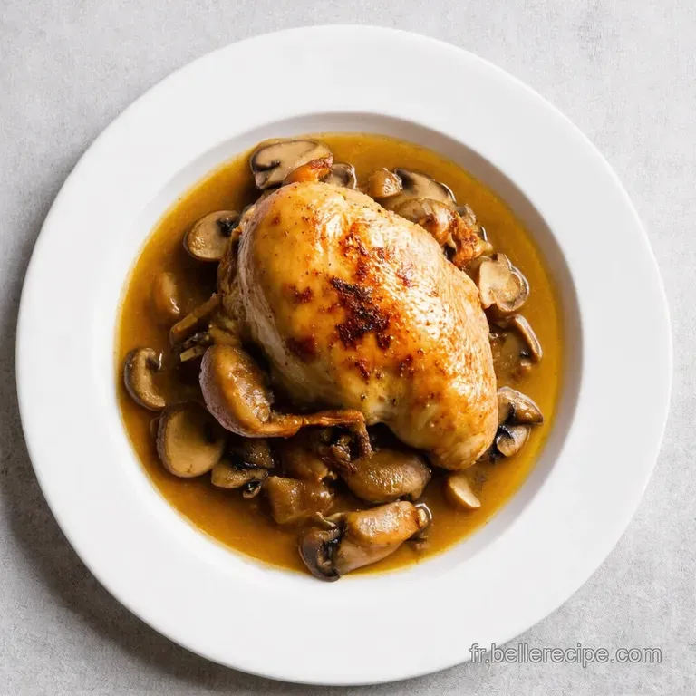 Poulet Gourmand au Porto et son &Eacute;crin de Champignons