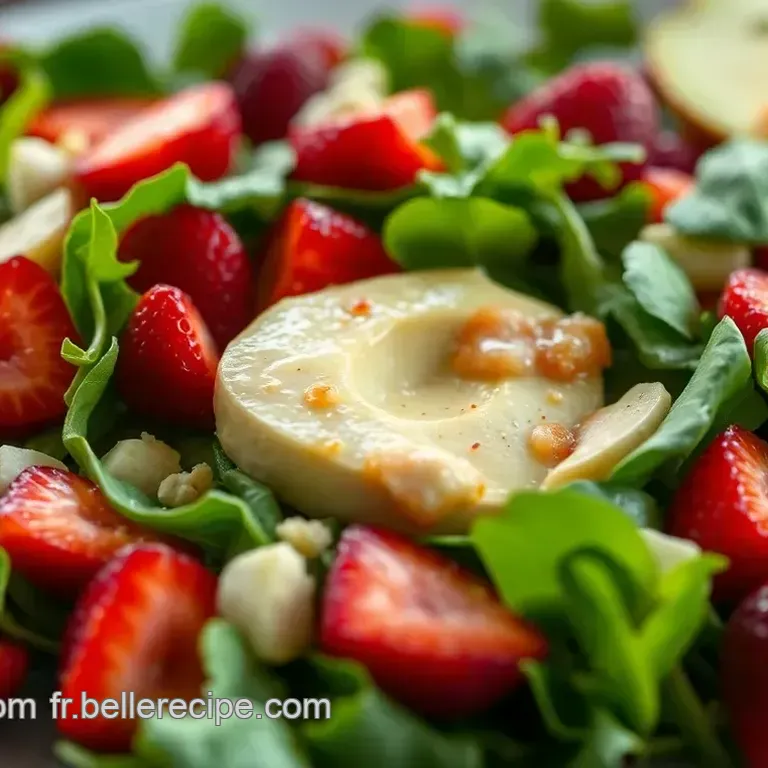 Printemps en Bouche: Salade &Eacute;pinards Fraises & Avocat