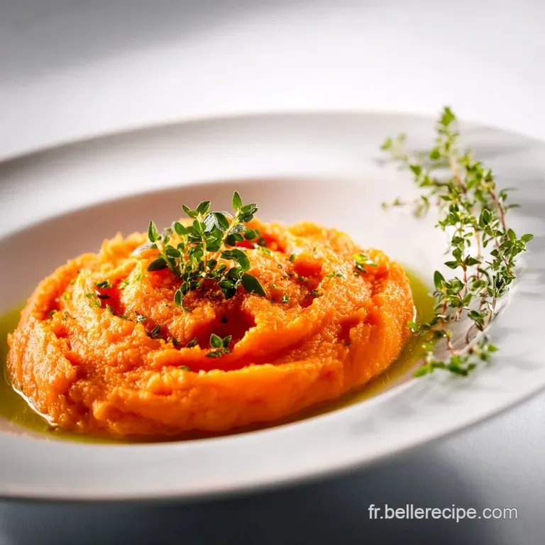 Pur&eacute;e De Carottes : Cr&eacute;m&eacute;e Et Parfum&eacute;e Aux Agrumes presentation