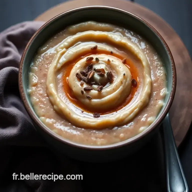 Pur&eacute;e De Patate Douce Cr&eacute;meuse Au Beurre De Cacao presentation