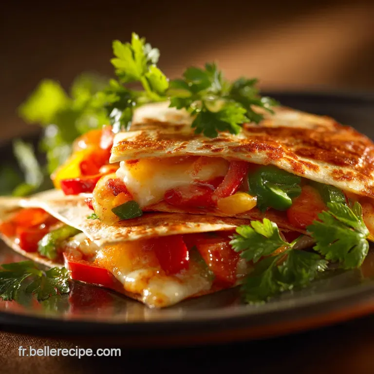 Les Quesadillas Chics Comt&eacute; AOP L&eacute;gumes Confits et Paprika Fum&eacute;